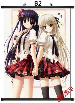 Anime Dekorativne Slike Yosuga no Sora seksi dekle Nogisaka Motoka & Kuranaga Kozue & Kasugano Sora Doma Dekor Steno, se Pomaknite Plakat