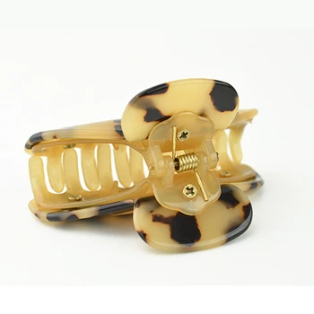 Klasično Lep & Srčkan Leopard Tiskanja Celuloznega Acetata Lase Nevihte Posnetek Pin Za Ženske 8 cm Dolgo BREZPLAČNA DOSTAVA