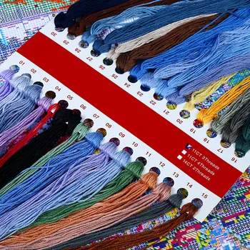 Sreča Kotu Navzkrižno Šiv Vzorec Kompleti za Tiskane Tkanine Šteje Vezenje Needlework Nastavite 11CT 14CT DIY Obrti Doma Dekoracijo