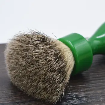 Dscosmetic 24 mm super jazbec lase fan oblike vozlov britje krtačo z smolo ročaj