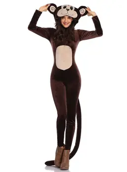 Halloween Cosplay Kostumi Živali Cosplay Nastavite Ženske Seksi Opica Cosplay Cosutmes Stranka Pravljice Deguisement Za Carnaval Set