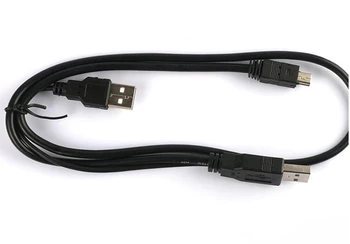 Mini USB DC/PC Polnilnik +SINHRONIZACIJO Podatkov, Y Kabel Kabel Za Aiptek Kamere Video Kamere