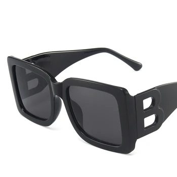 2021 Kvadratnih sončna Očala Ženske Modni 2021New Letnik Odtenki Moške blagovne Znamke Design Luksuzni sončna Očala UV400 prevelikih očal