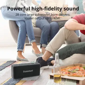 [NA ZALOGI] Tronsmart Element Mega 40W NFC Prenosni Bluetooth Zvočnik DSP 3D Digital Sound zunanji prenosni mini Video Zvočnik