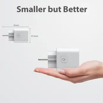 Wifi Smart Vtičnico EU Plug eWeLink z Alexa Google Domov Mini IFTTT Pametni Dom Smart Priključite Pametni Dom Wifi Brezžični Vtičnico