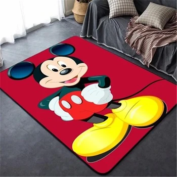 80x160cm Minnie Mickey Mouse Igrajo Mat Vrata Mat Otroci, Fantje, Dekleta, Igre Mat Preprogo Spalnica Zaprtih Mat Igrajo Mat Baby Telovadnici