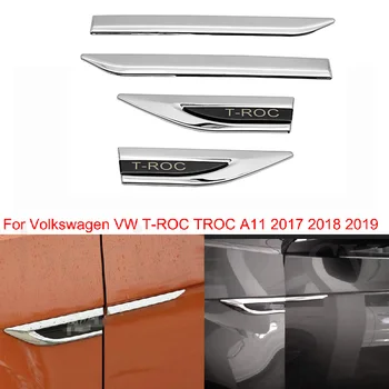 Za Volkswagen TROC 17-20 Avto Strani Fender Vrata Krilo samolepilna Nalepka Trim Dekoracijo Za VW T-ROC 2017 2018 2019 2020 T ROC