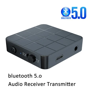 Bluetooth 5.0 Avdio Sprejemnik Oddajnik 2 V 1, RCA 3.5 3.5 MM AUX Priključek USB Stereo Glasbe Brezžični adapter Za Avto, TV, MP3, PC