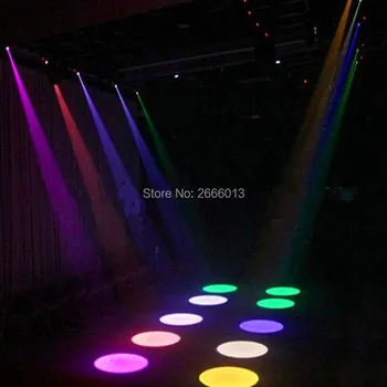 10W DJ Spot Osvetlitev/RGBW 4in1 LED Pinspot Svetlobe/DMX512 Žarek Pozornosti Za Disco Steklo, Ogledalo Žogo/Daljinski upravljalnik LED Spot Luči
