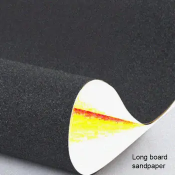 Novo 110 cm*25 cm Skateboard šmirgl papir Strokovno Black Skateboard Krova šmirgl papir Prijem Trak