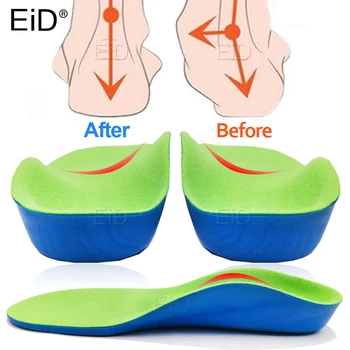 EVA 3D Ortopedije Vložki ravno metrov, za otroke in Otroke Arch Podporo notranjik za OX-Noge otroka ortopedski čevlji za Nego Stopal Vstavite