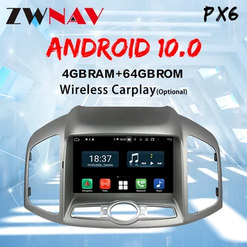 Android 10 4+64 G Avto GPS DVD Predvajalnik Večpredstavnostnih Radio Za Chevrolet Captiva 2012 2013 2016 Avto GPS Navigacija Vodja Enote