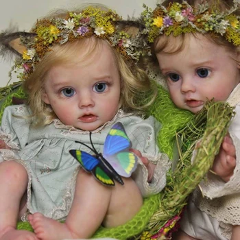 12 Bebe Prerojeni kit Flo Elf Lutka Plesni 30 cm Silikonski Prerojeni Baby Doll Kompleti Boneca vinil Silikonski Prerojeni Malčka lutke Kit