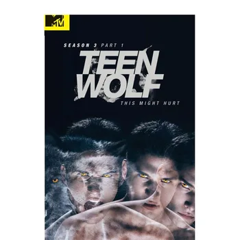 Teen Wolf Bliskavice 20x30 Palčni Soba Plakat/Home Dekorativne Platno Plakat