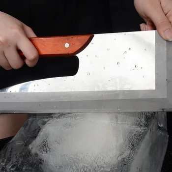 Visoko kakovostnega nerjavečega jekla ledu nož barmanov, bar tools kovinski cocktail ledu rezalnik