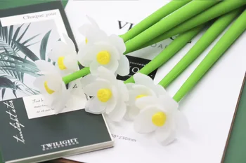 5pc ustvarjalne lotus podpis pero silikonsko barvo gela pero spremenite barvo pod svetlobo, šola pisarniški material