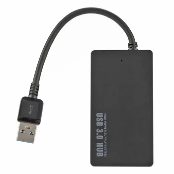 Ultra-tanek 4-port USB3.0 HUB Visoke Hitrosti Lučka Zvezdišče USB Za Multi-naprava Računalnik, Prenosnik Splitter Adapter 5Gbps za Lapt