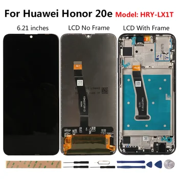 Zaslon za Huawei Honor 20e HRY-LX1T LCD Zaslon na Dotik Z Okvirjem Zamenjava Računalnike LCD Za Čast 20e 20 e Zaslon palčni 6.21