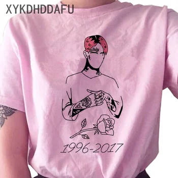 Lil Peep Ženske T Shirt Nov Modni Hip Hop Ulzzang Ulične Tshirt Oblačila Tiskanje Cry Baby Letnik Ženska T-shirt Vrh Tees