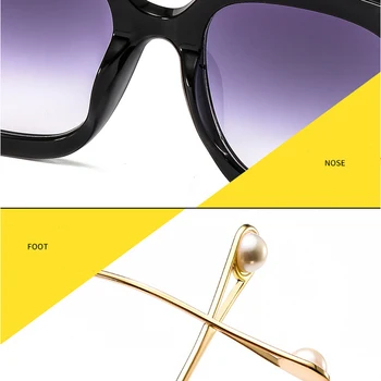 LongKeeper Ženske Luksuzne blagovne Znamke, Modni Oblikovalec Kvadratnih sončna Očala Prevelik sončna Očala Cvetlični Očala UV400 oculos feminino