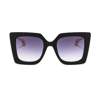 LongKeeper Ženske Luksuzne blagovne Znamke, Modni Oblikovalec Kvadratnih sončna Očala Prevelik sončna Očala Cvetlični Očala UV400 oculos feminino