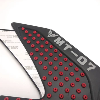 Za Yamaha MT-07 MT07 MT 07-2017 Rdeče Barve Motocikel Strani Pad + Ključnih Verige