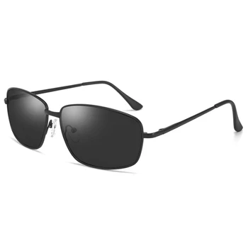 Klasična Polarizirana sončna Očala blagovne Znamke, Oblikovanje Kovinskih Kvadratnih Moških Vožnjo sončna Očala Retro UV400 Odtenki Očala Oculos de sol