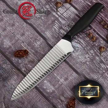 Kuhinjski Nož 8 Inch Kuhar Noži 420J2 iz Nerjavečega Jekla Nož Professional Zelenjave, Krompirja Rezalni Noži Grandsharp