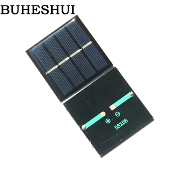 BUHESHUI 0.45 W 2V Mini Sončne Celice Polikristalni Solarni Panel Diy Solarni Polnilnik Solarni Modul 58*58*3 MM 10pcs/veliko Brezplačna Dostava