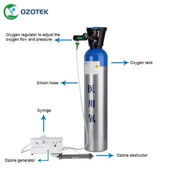 OZOTEK ozonator za ozonsko terapijo MOG003 12VDC z kisika, regulator BREZPLAČNA DOSTAVA