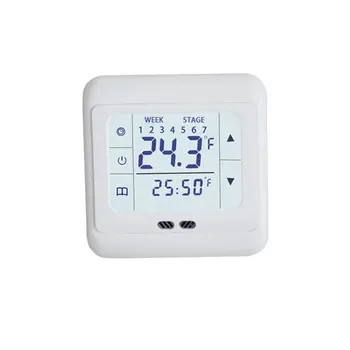 Thermoregulator Zaslon Ogrevanje Termostat za Toplo Tla, Električni Ogrevalni Sistem Temperaturni Regulator S Kid Zaklepanje