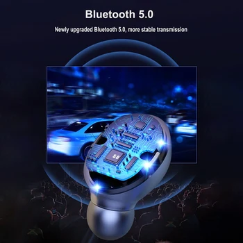 Auricular Slušalke TWS Bluetooth 5.0 Slušalke V Ušesu Slušalka Brezžični Šport Gaming Slušalke Z Polnjenjem Primeru za Xiomi Telefoni