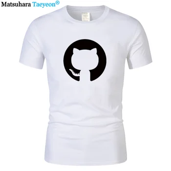 Github T-Shirt programer ape programiranje GEEK kratek rokav T-shirt Poletje Harjuku Smešno t-shirt Programer Bombaž Oblačila