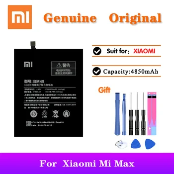 Prvotne XiaoMi Baterije BM49 Za Xiaomi Mi kapaciteta 4760mAh Li-Polymer Telefon Zamenjava visoko kakovostne Baterije akku
