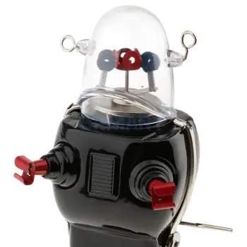 Vintage Prostor Robot Model Wind-up po maslu Tin Igrače Zbiranje Daril za Otroke Otroke, Odrasle