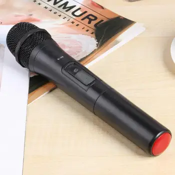 V-10 Brezžični Mikrofon Karaoke Ročni Mikrofon z USB Sprejemnik za Studio Snemanje Mic Univerzalnih Gospodinjskih Megafon za Stranke
