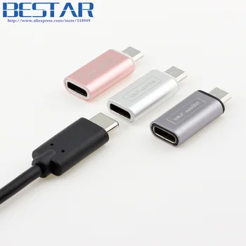 Vrhunska Rose gold Metal USB 3.1 Vrste C, USB-C Ženski Mikro USB 2.0 Moški Adapter Konektor Adapter