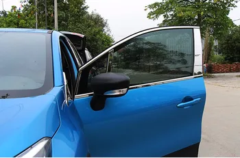 Iz nerjavečega jekla okno Avtomobila dekoracijo člen Chorme Avto Dodatki Za Renault Captur - 2019