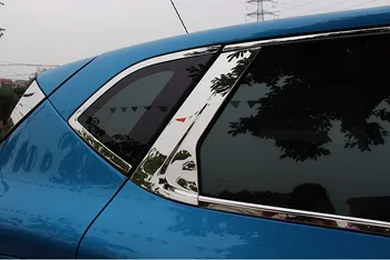 Iz nerjavečega jekla okno Avtomobila dekoracijo člen Chorme Avto Dodatki Za Renault Captur - 2019