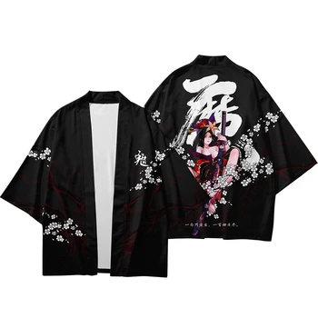 Japonski Kimono Yukata Moški Kimono Jopico Moških Harajuku Japonski Kimono Yukata Kostum Velikosti 6XL