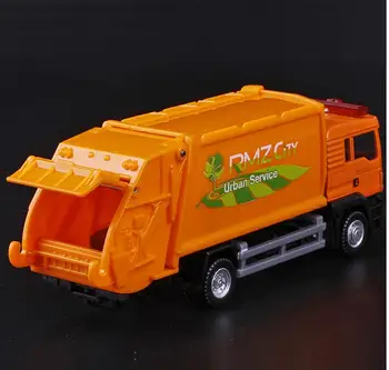 1:64 zlitine smetarski tovornjak, visoko simulacije inženirske sanitarij model igrače, otroška igrače vozil, brezplačna dostava