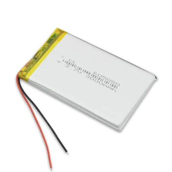 3,7 V 3000mAh 605080 Litij-Polymer Li-Po baterija li ionska Baterija za Polnjenje celic Za Mp3, MP4 MP5 GPS Tablični DVD mobilne naprave bluetooth