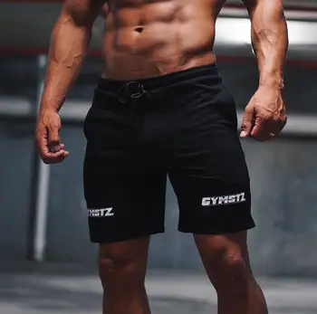 Nov Poletni Modni Mens Hlače Bombaž Bodybuilding Sweatpants Dihanje Fitnes Plaža Hlače Jogger Priložnostne Telovadnic Moške Kratke Hlače