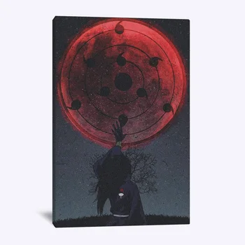 Madara Uchiha Platno Natisne Slikarstvo Stensko Sliko Umetnine Naruto Doma Dekor Modularni Japonske Anime Plakat Sodobnih Za Dnevno Sobo