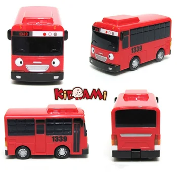 KIDAMI 1pc Risanka Mini OČITAJO Avtobus, Taksi Nazaj Otroke, Izobraževalne Igrače, Mali Avtobus korejski Anime Model Avtobusi za Otroke Darila za Rojstni dan