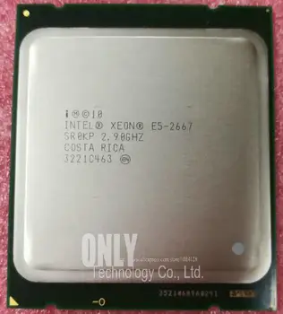 E5-2667 Original Intel Xeon E5 2667 2.9 GHz, 6-jedra 15M 8GT/s LGA2011 130W Strežnik Procesor SR0KP Procesor CPU brezplačna dostava