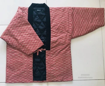 Zimske Ženske Kimono Haori Debel Toplo Bombaž-Oblazinjeni Suknjič Jeseni Priložnostne Domov Oblačila Ženska Barva Svoboden Suknji M2117