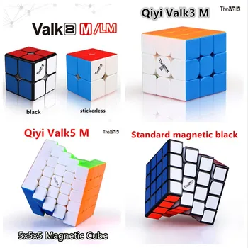 Qiyi 2x2 3x3 4x4 5 x 5 Magnetna Kocka Magic puzzle Valk2 Valk3 qiyi X-Man Valk4 2x2x2 3x3x3 4x4x4 5x5x5 Magico Hitrost Magnetni Cubo