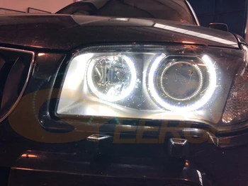 Ultra svetla SMD LED Angel Eyes halo obroči za vgradnjo Dnevno Svetlobo Avto styling Pribor Za BMW X3 E83 2003 2004 2005 2006 Pred facelift