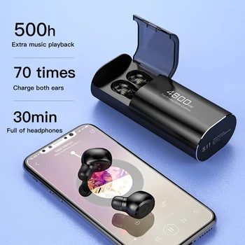 S11 TWS Bluetooth 5.0 Slušalke Brezžične Slušalke Touch Kontrole Šport slušalke Čepkov brsti Za telefon iPhone 12 11 Xiaomi Hoco